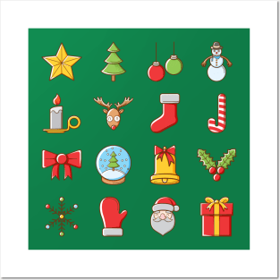 Christmas icons Posters and Art